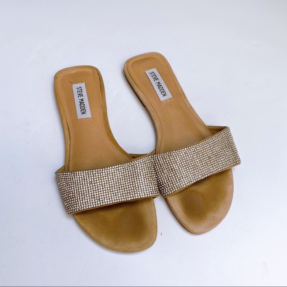 Steve Madden Bev Rhinestones Flats 7M ($70)